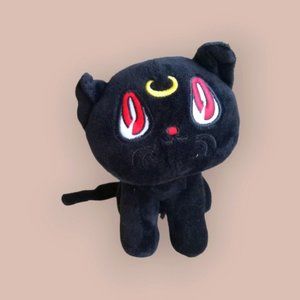 SAILORMOON Luna small Plush with suction and rope for hanging